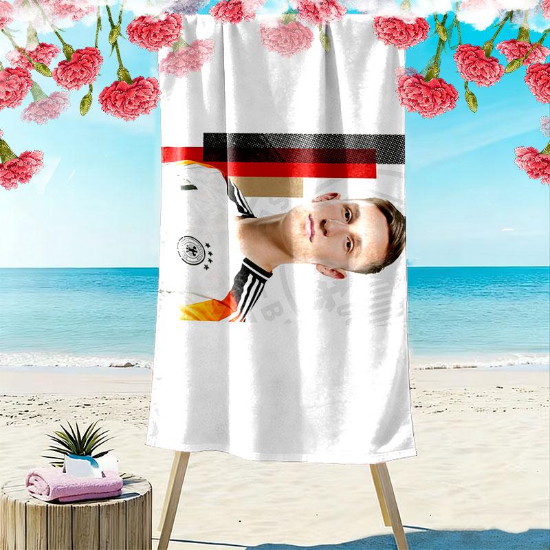 Schlotterbeck Print Beach Towel, Large Soft Quick Dry Towel for Beach Camping Swimming
