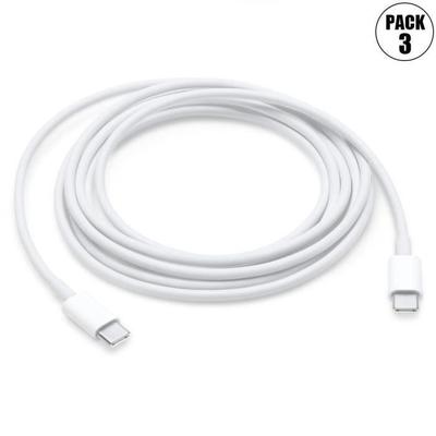 [Lot-3] USB-C To USB-C Cable Fast Charging 20W for iPhone 17, 17Air, 17 Pro, 16e, 16 Pro, iPhone 15 Pro Max - 1M