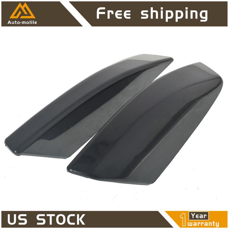 Black Roof Rack Rail End Cover Shell For Toyota 4Runner N210 2003 2004-2009 4PCS