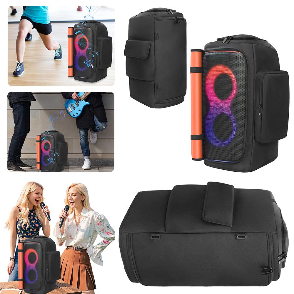 

Portable Speaker Dust Case for JBL Partybox 110/Club 120 Zipper Closure Padded Speaker Protective Cover CHINA