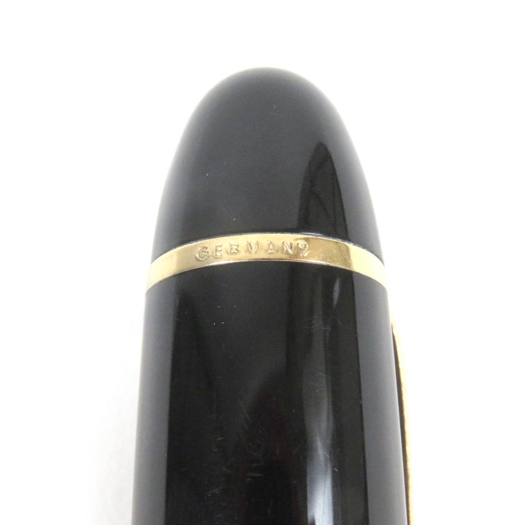 Very Good MONTBLANC Fountain Pen Meisterstck 149 Cap Type Black Gold 14C Mens Used