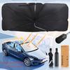NEW design high quality can be curved Car Sunshade Windshield Umbrella Front Sun Foldable Summer Protection Car Seat Heat