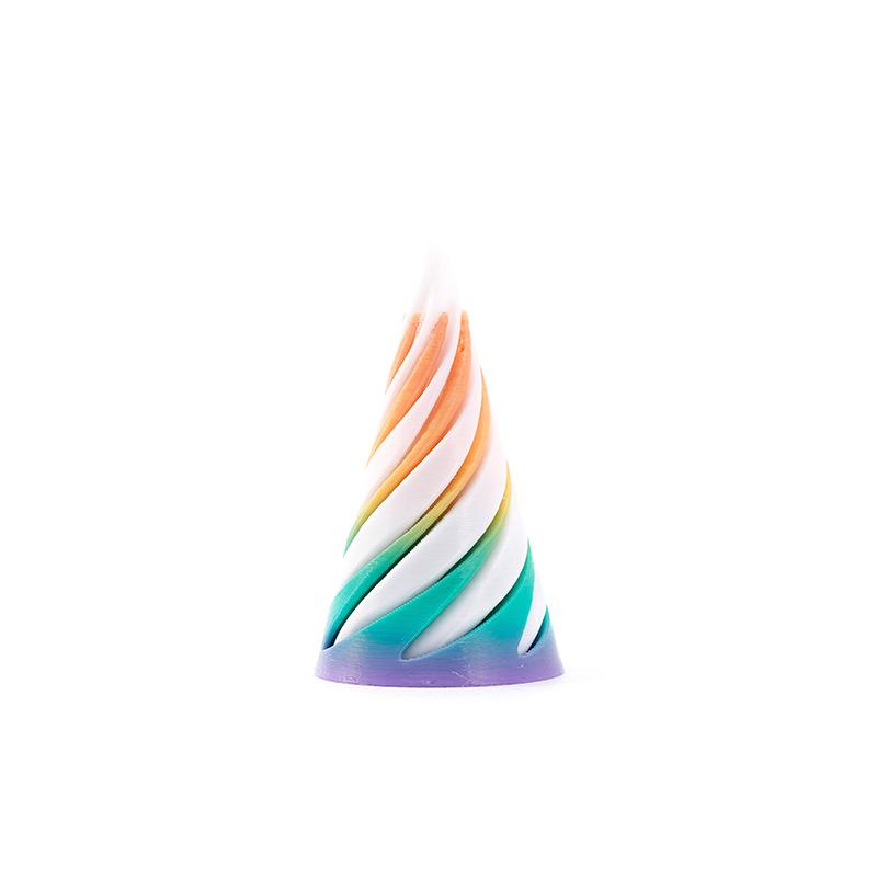 1 Piece Spiral Cone Decompression Toy 3D Printed Pyramid Impossible Pass-Through Sculpture Square Pillar Helix Screw Fidget Toys