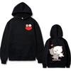 Cartoon Couple Graphic Hoodies for Women Men Clothing Cute Anime Printed Hooded Pullover Long Sleeves Fleece Streetwear