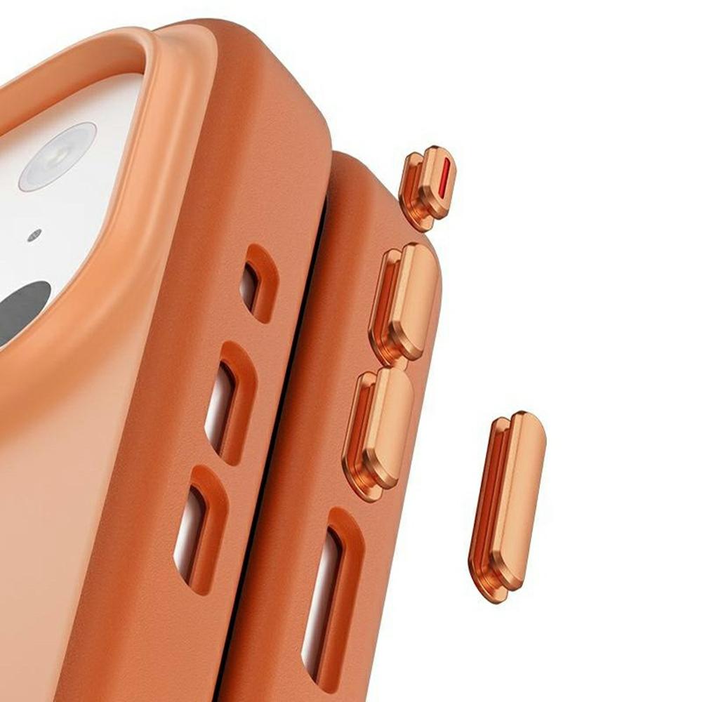 For iPhone 17 Pro Case Compatible with MagSafe Shockproof TPU PC Phone Back Cover