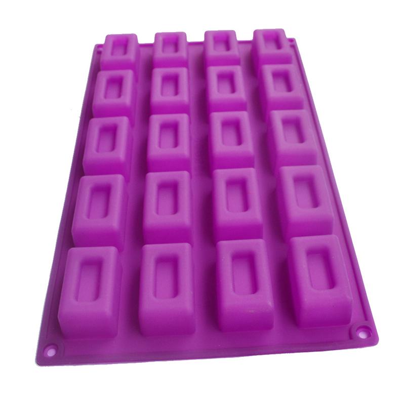 Square Chocolate Mould Silicone Cake Mold Baking Mousse Pudding  molds Cake Decorating Tools Ice Cream Dessert Bakeware Tools