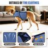 Giacca Anti-Ansia per Cani, Cappotto per Cani per i Temporali, Maglietta Calmante per Cani Delicata sulla Pelle - Mantiene l'Animale Calmo, Gilet Anti-Ansia per Cani e Gatti