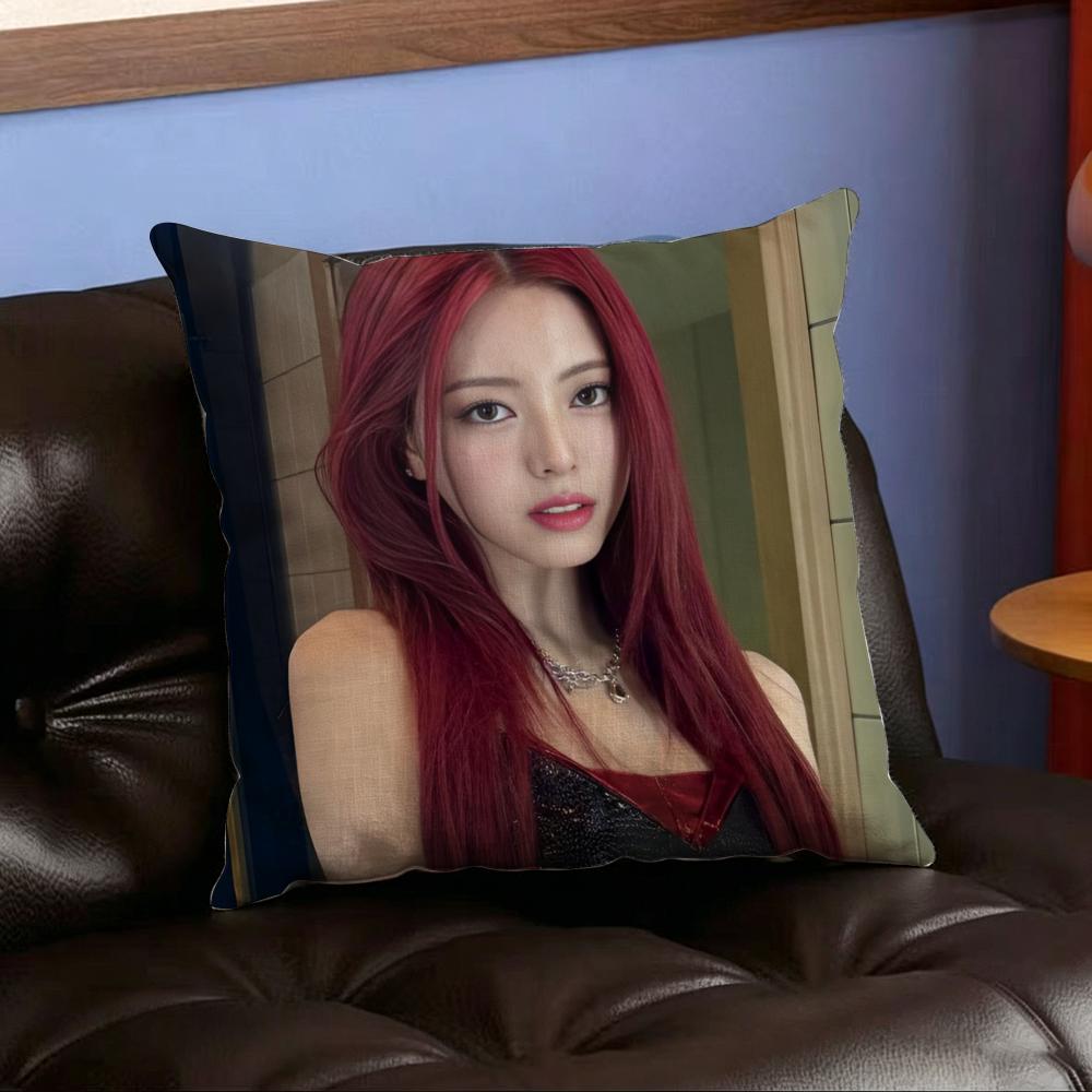 Music Y-Yuna Cushion Cover Home Decor Cushion Cover Soft Throw Pillowcase for Sofa Bedroom Outdoor Use