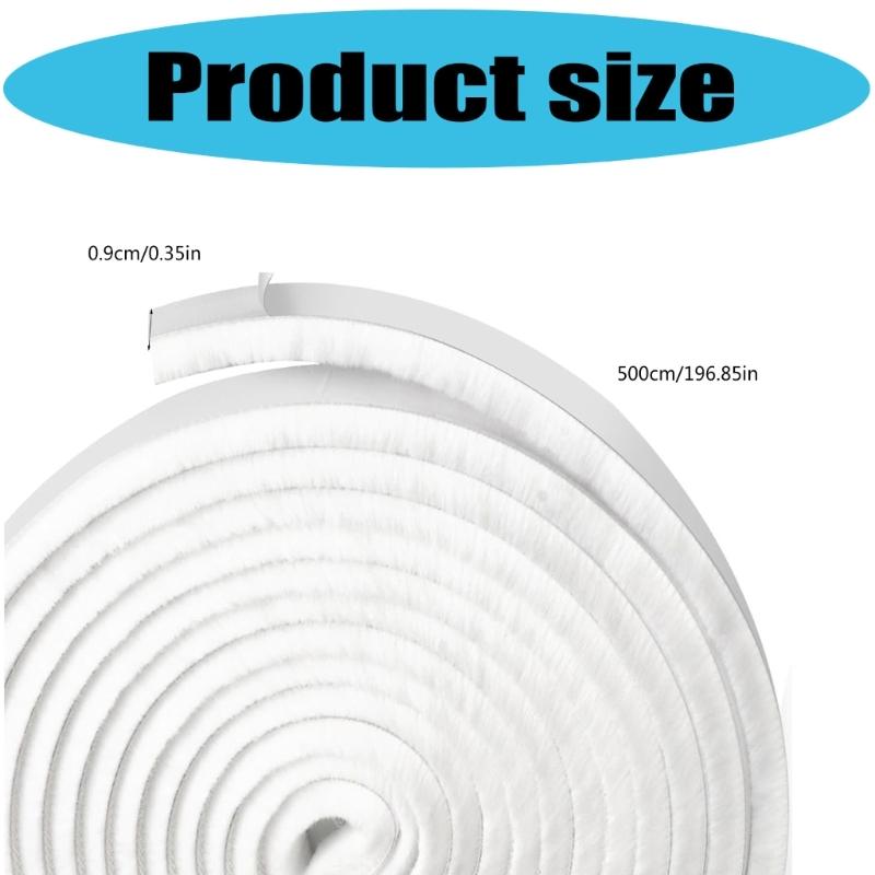 Dust Sealing Strips Adhesive Draft Blocker Weather Stripping Door Seal Strips for Window Door Sealing Stop Draft