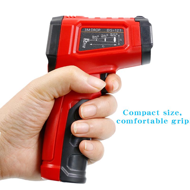 TS380 Infrared Non-Contact Thermometer Handheld Industrial High-Precision Electronic Temperature Gauge TS600