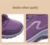 Women's Winter Velvet-Lined Beijing Cloth Shoes - Warm, Non-Slip, Soft Sole Sports Shoes for Middle-Aged and Elderly.