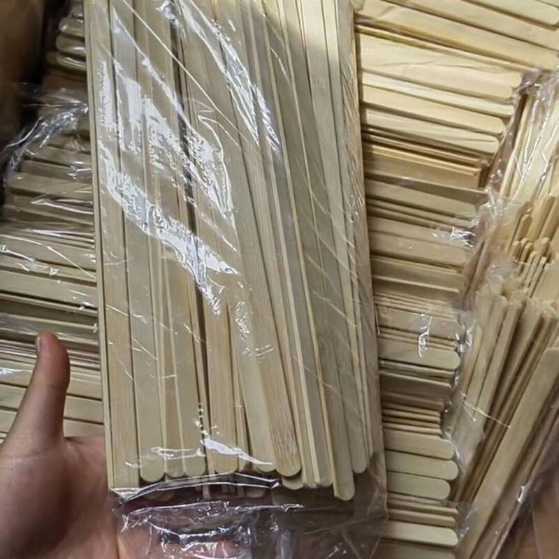 Плоские бамбуковые шпажки для засахаренной боярышника и мороженого