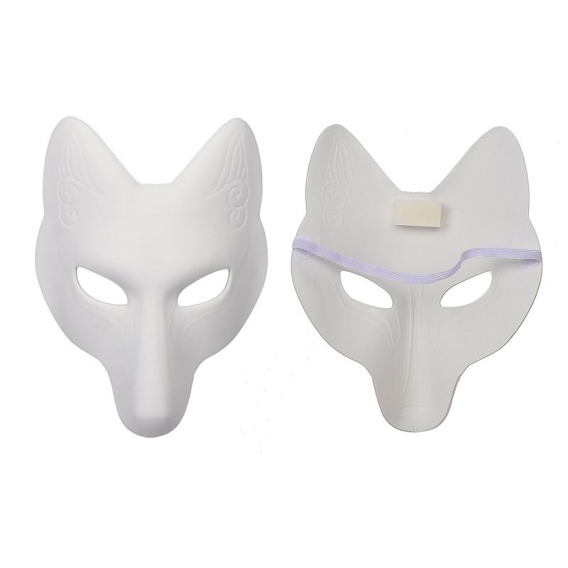 New Cosplay Mask DIY Half Face Face FoxFairy Masks For Adults Anime Mask Cosplay Anime Mask Cosplay Half Face