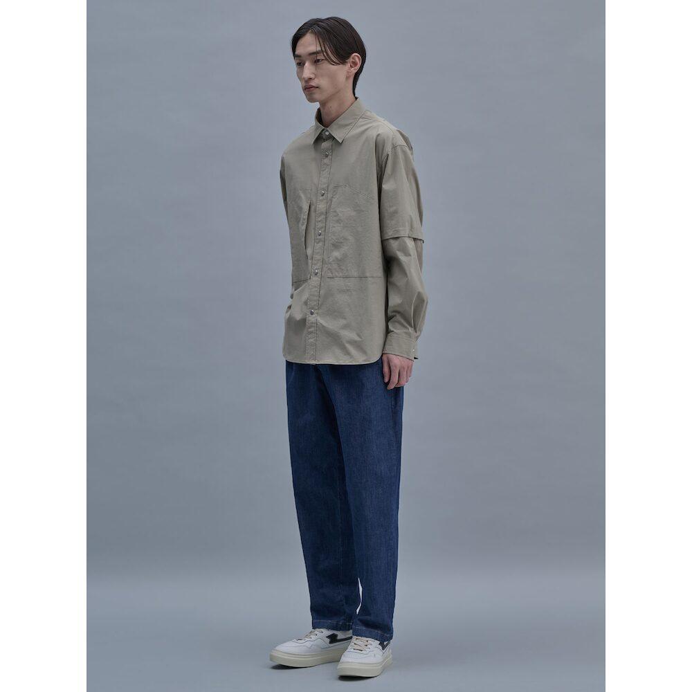 SHIFT.G Officer Light Denim Pants Navy