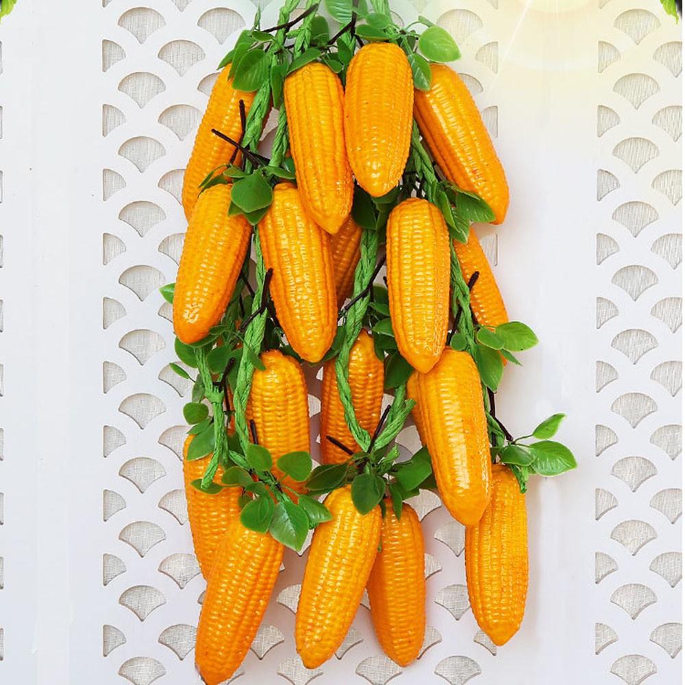 2PCS Artificial Corn Strings Fake Plants For Photography Props Home Decor