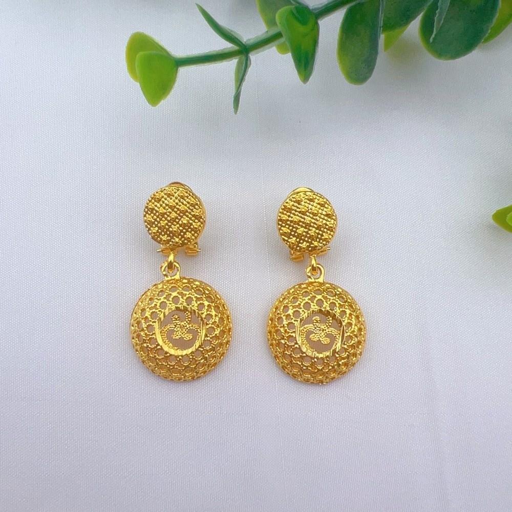 Gold Tone 24k Gold Color Jewelry Luxury Bridal Jewelry Sets for Women