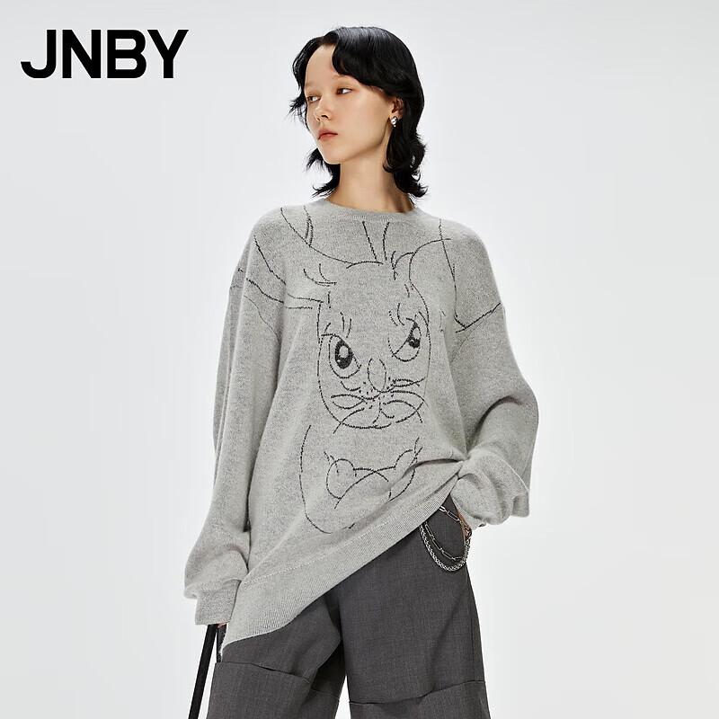 

JNBY 2022 Осень Свободный Вязаный Свитер из Смеси Мохера S