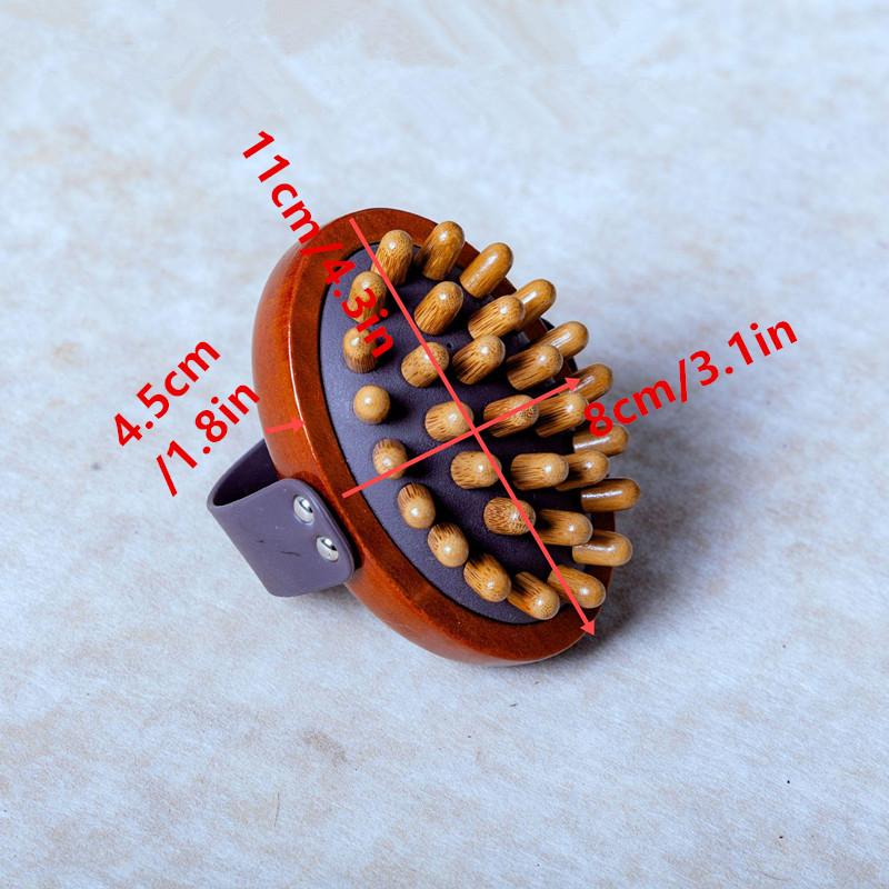 Body Anti Cellulite Brush Soothing Wooden Essential Oil Spa Air Cushion Massage Hair Comb Scalp Massage Brush Body Massager