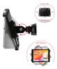 Universal Tablet Wall Mount Holder with Security Lock and Rotating Adjustable Bracket for Inch iPad Galaxy and Silver Anti-Theft Key, Design, Angle,