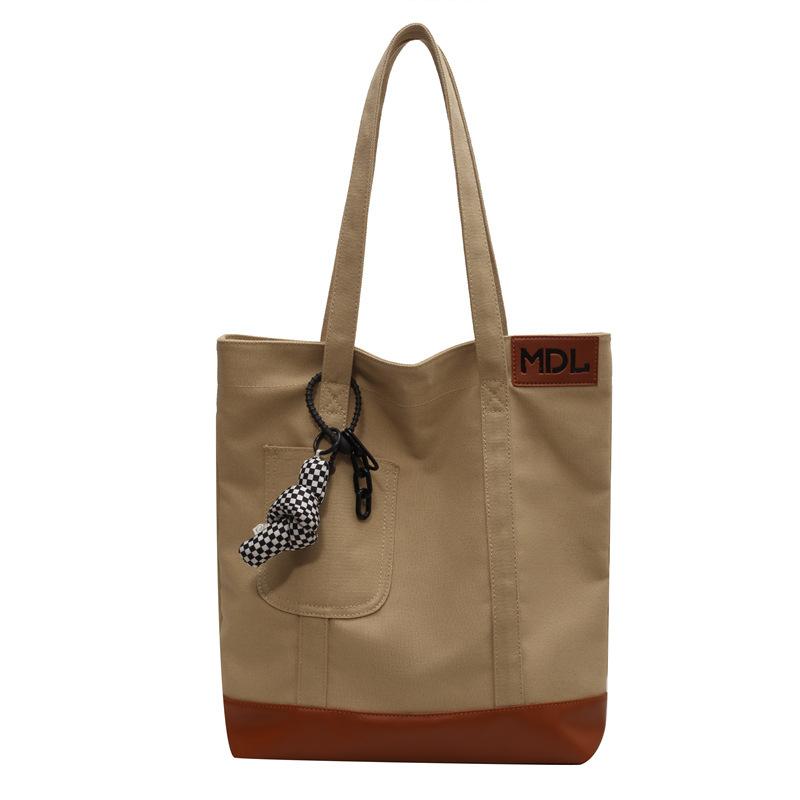 

Студенческий класс, ручная большая сумка, сумка через плечо, парусиновая сумка, женская сумка хаки