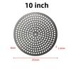 8 9 12 Inch Perforated hole cold round Pizza Pan Nonstick Baking bread cake Oven Crispy Bottom Pizza Making Thickened tray