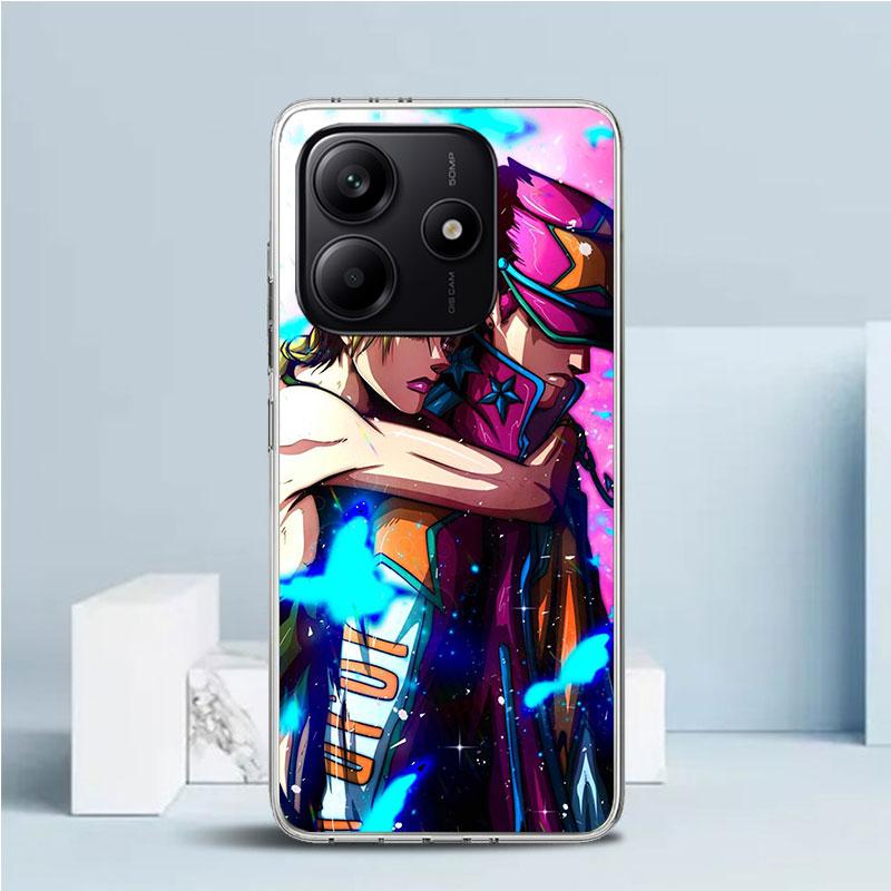 JoJo's Bizarre Adventure Jolyne Cujoh Phone Case For Xiaomi Redmi Note 15 14 14S 13 12S 12 Pro Plus 11S 11 11T 11E 10S 10 + Soft