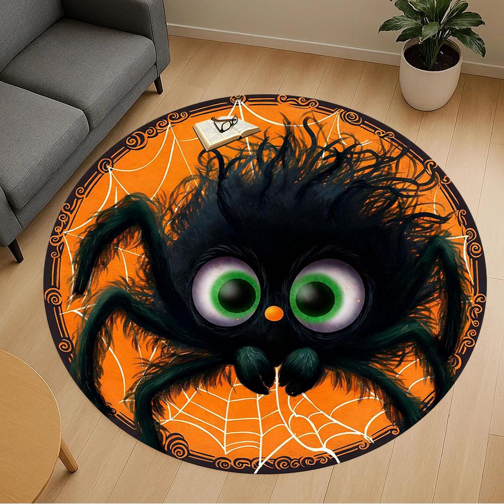 1PC spider web Office Round Area Rug, Under Office Chairs Bedroom Living Room Home Decor, Carpet for Office -1110169