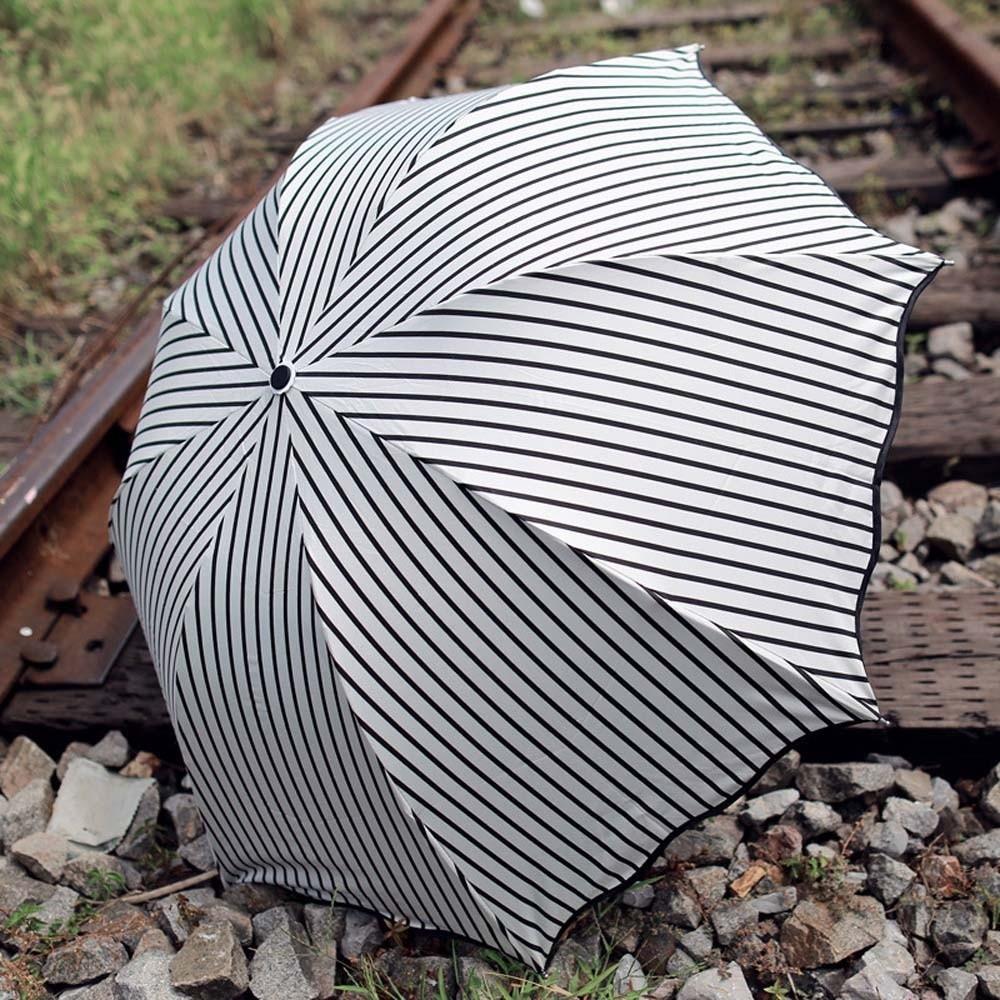 Flower Shaped Design Dual-use Folding Umbrella Lightweight anti-UV Protection Brolly  Travel