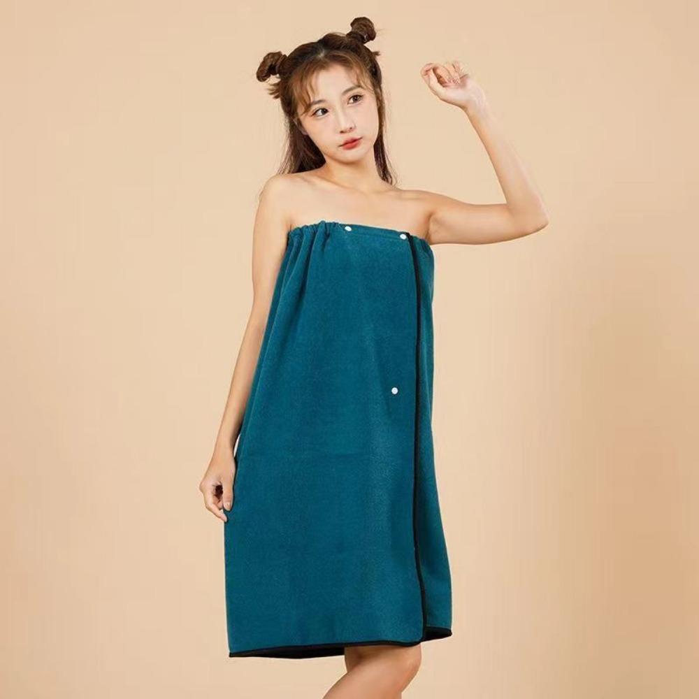 Microfiber Bath Skirt Cartoon Wrap Shower Skirt Beach Towel Spa Bathrobes  Lady