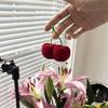 Convenient Jewelry Travel Case Versatile Stud Earrings Storage Box Cherry Decor