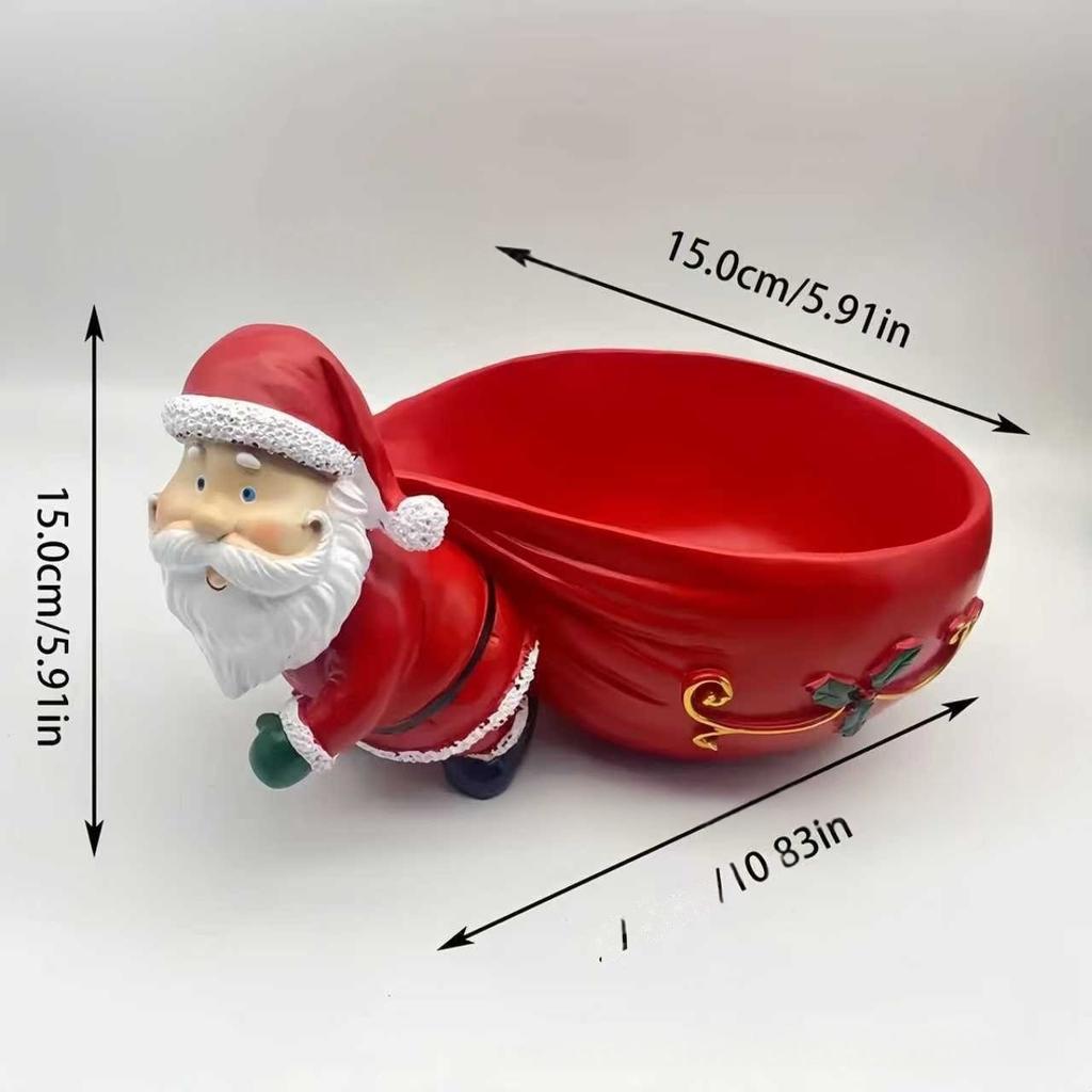 Newly Designed Santa Claus Resin Figurine - Creative Holiday Decoration Item, Tabletop Gift, Craftwork