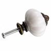 10pcs Pumpkin Knobs Set Cabinet Drawer Cupboard Furniture Door Pull Handle White