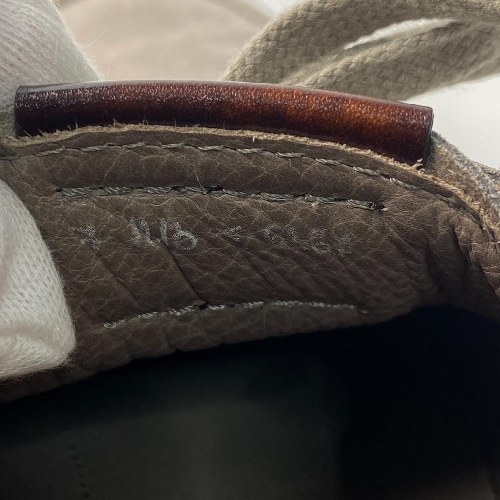 Used Berlutisneakers Gray Suede/leather Mens