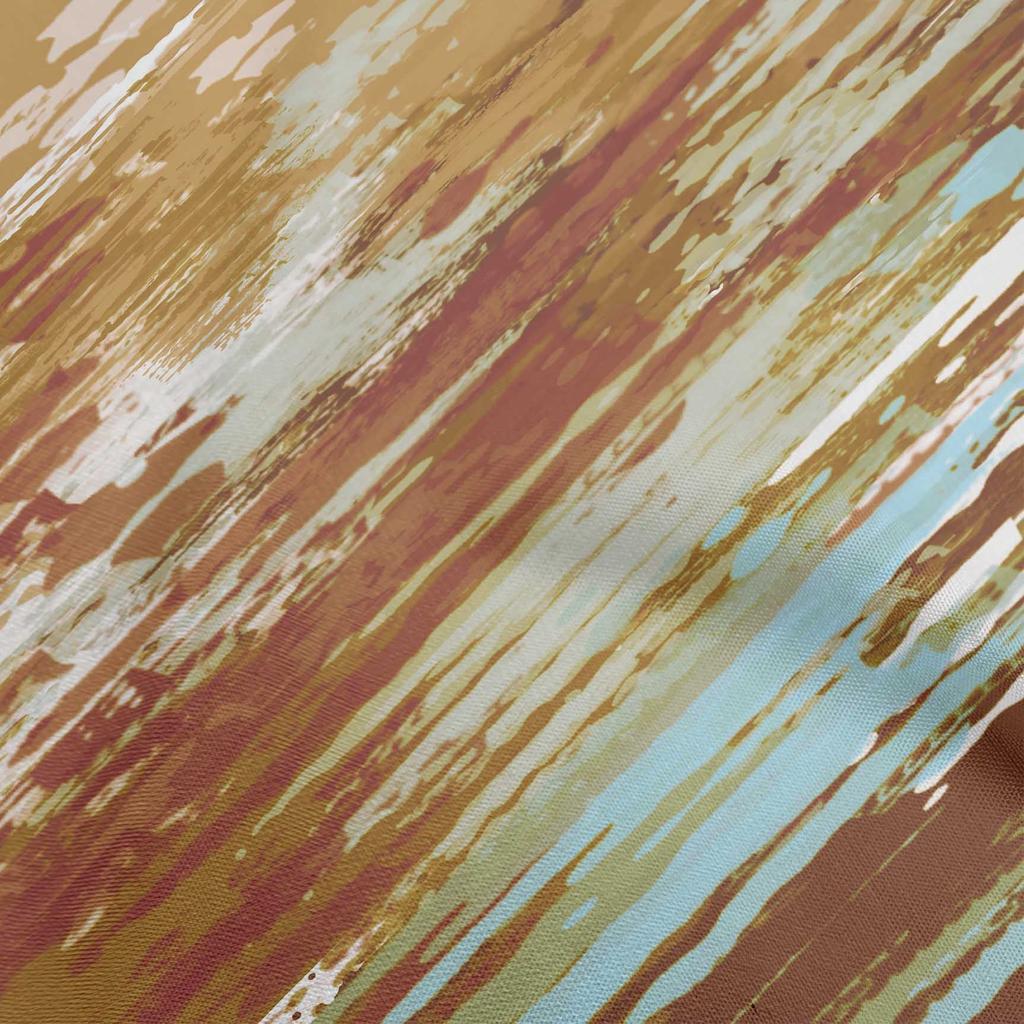 oneOone Cotton Flex Brown Fabric Brush Stroke Sewing Craft Projects Fabric Prints By Yard 40 Inch