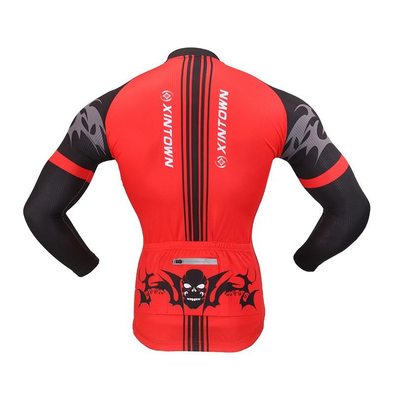 1 Mens Cycling Jersey Long Sleeve Breathable Quick Dry Performance Top Road Mountain Bike Riding