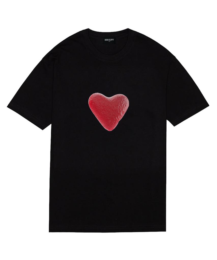 Bonseullipi Gummy Heart T-Shirt (Black)