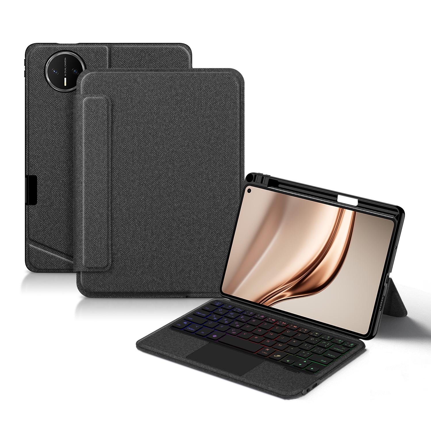 Colorful Luminous Bluetooth Keyboard Case for Huawei MatePad Mini 8.8-inch