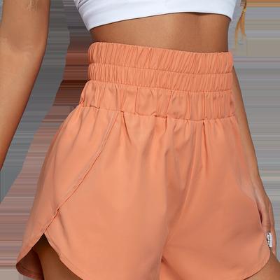 Spring and Summer Women's Shorts High Waisted Elastic Loose Sports Casual Shorts