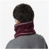 Mizuno Training Wear Reversible Neck Cold Weather Gray Stone x Rumba Free Size Warmer, Fleece, 32JYB700, Red,
