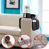 Silicone Couch Cup Holder With pockets Non-slip Arm Clip Table Sofa Armrest Storage Tray for Beverage Cups Phone Remote Control