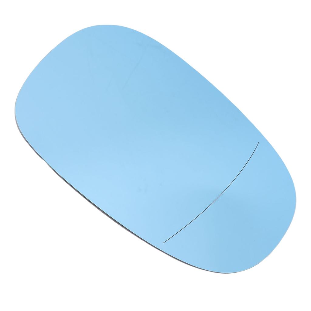 Right Passenger Side Heated Mirror Glass with Backing Plate Blue 51167252894 Rear View Mirror Glass Replacement for E90