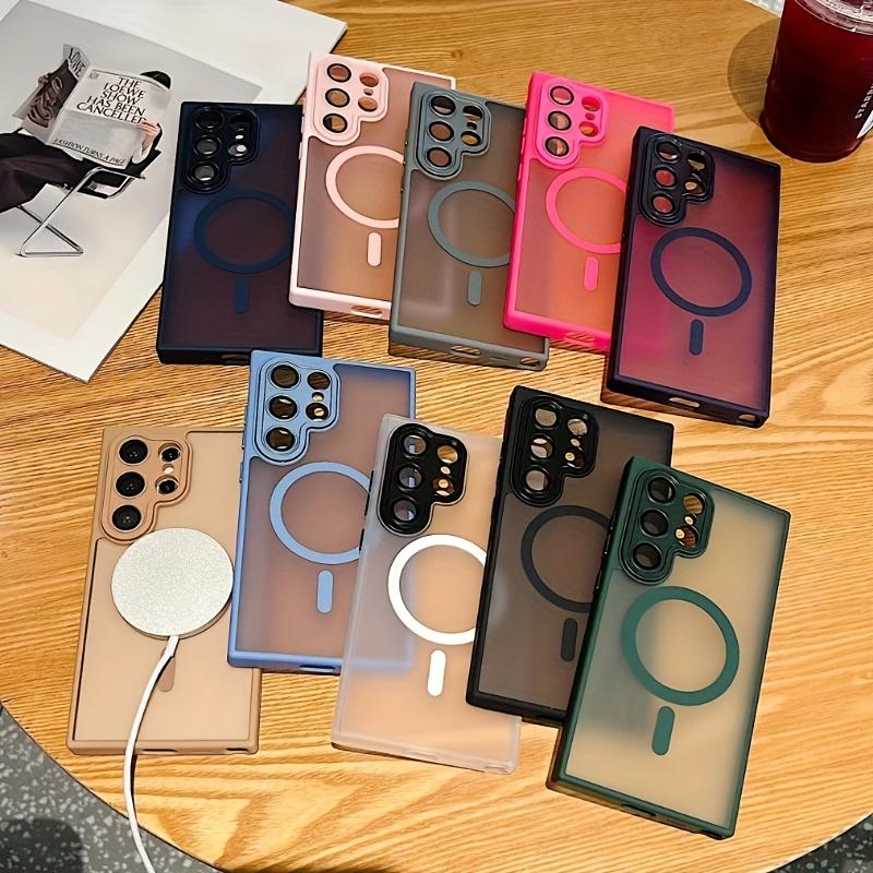 Matte Translucent Shockproof Case for For Samsung Galaxy S26 S25 S24 S23 Ultra A16 for  Magnetic Wireless Charge Cover