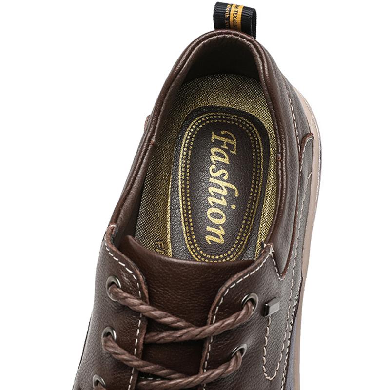 Мужская обувь из натуральной кожи. Трендовая удобная повседневная обувь. Мокасины — фото 15