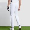 Fila Golf Series Solid Color Mid Waist Straight Casual Pants Men Bottoms Jade-White A11M345803F-WT