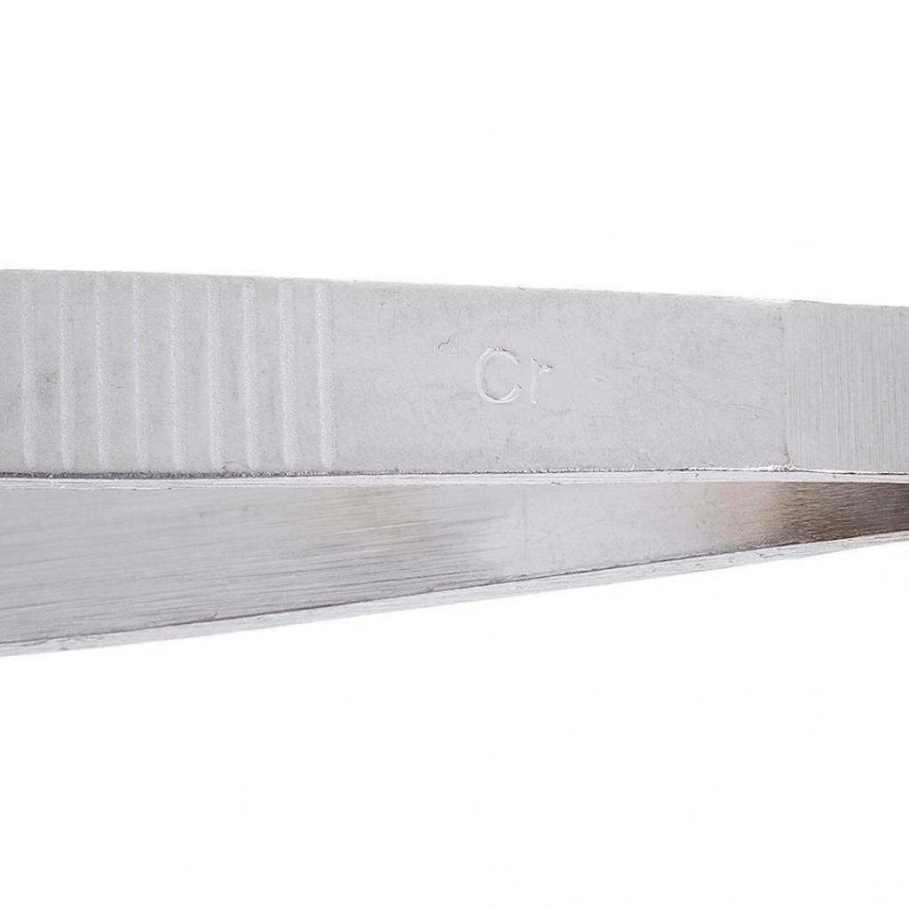 Pinzette a testa tonda in acciaio inossidabile da 18 cm Strumento per esperimenti di riparazione artigianale