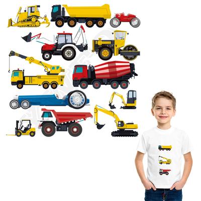 Patchs de voiture à faire soi-même, transferts à repasser, presse à chaud, T-shirt, accessoires de robe, Badges, cadeau pour enfants