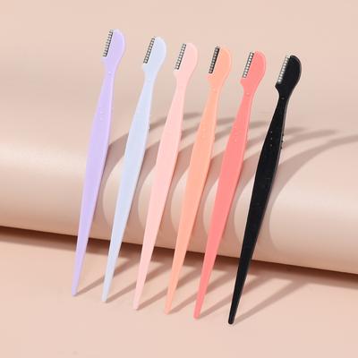 1pcs Eyebrow Razors, Straight Handle Eyebrow Makeup Tools Grooming Razors, Unisex Stainless Steel Hair Remover With Protective Cover