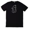 T-Shirt Cat Face Drawing CatWill Be Opened In a New Window or Tab