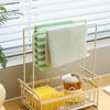 Sponge Rag Rack Dishcloth Drying Rack Sink Faucet Detergent Sponge Holder   for Kitchen Countertop