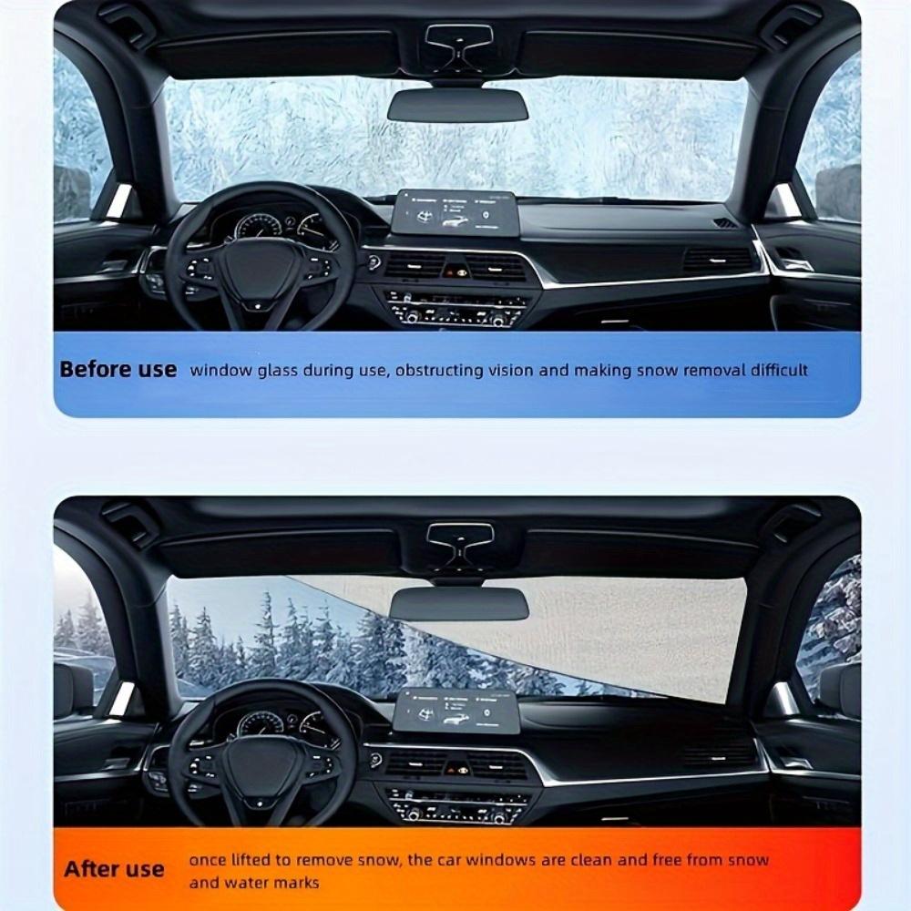 Auto-Schneeabdeckung, universeller Anti-Schnee-Schutz für die Windschutzscheibe vorne und hinten, Visier, Staubschutz, Winter-Windschutzscheiben-Sonnenschutz